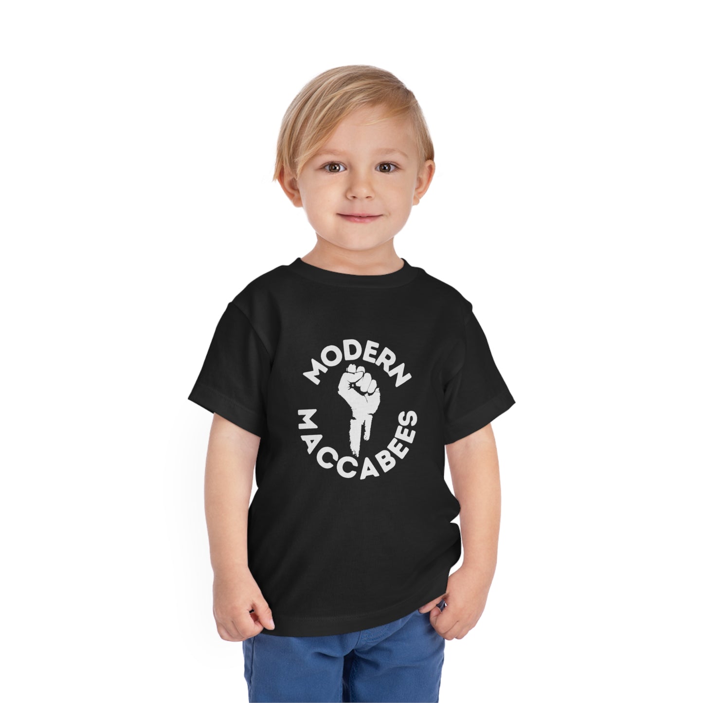 Modern Maccabees Logo Toddler Short Sleeve Tee