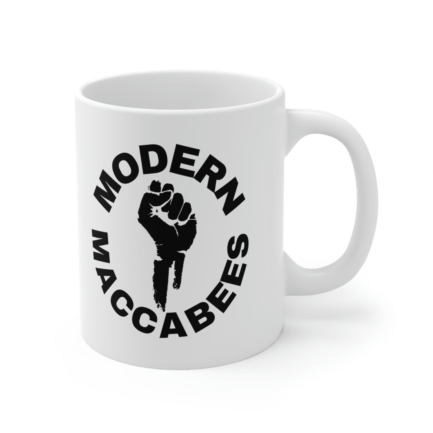 Modern Maccabees 11oz White Mug