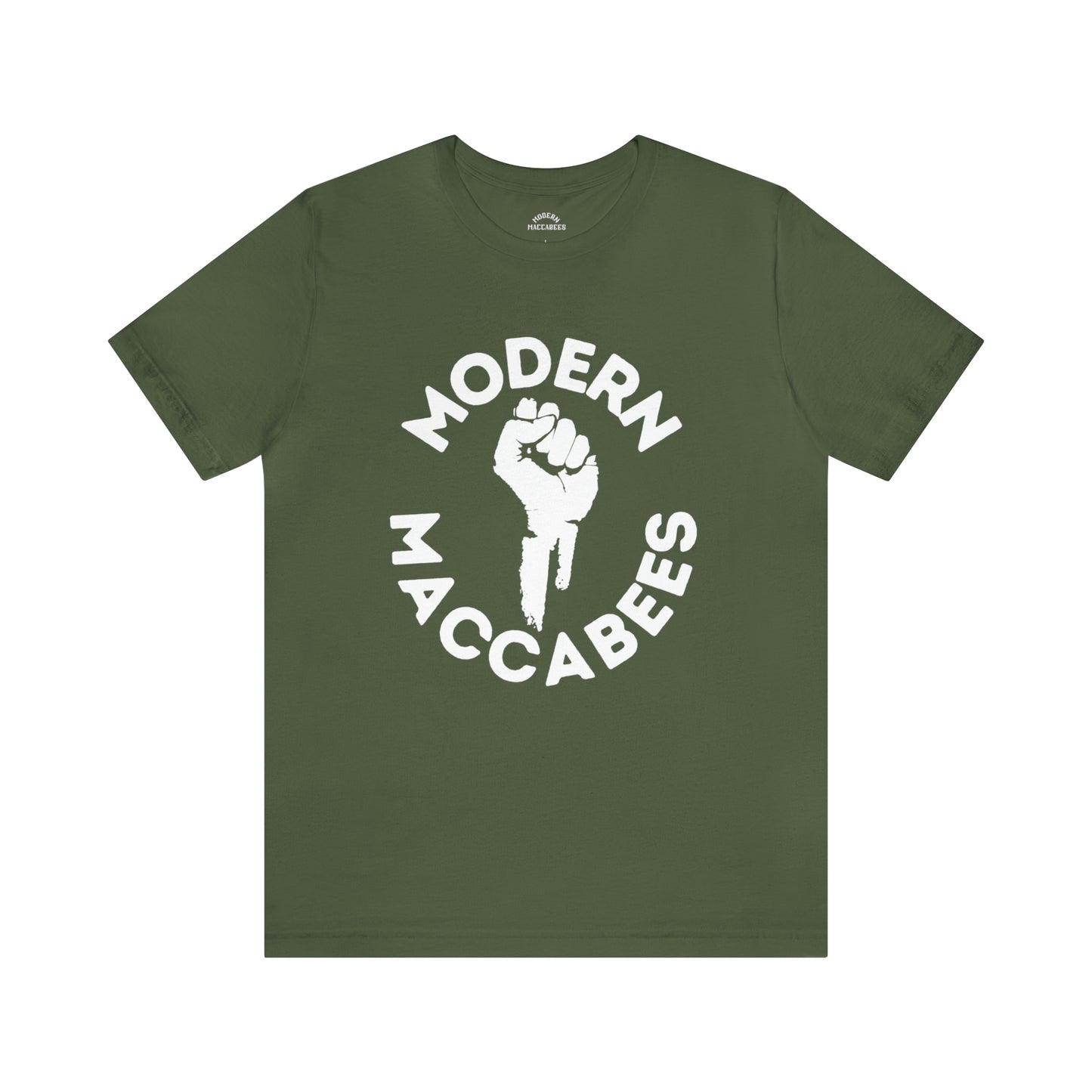 Modern Maccabees Logo with Script Short Sleeve Tee