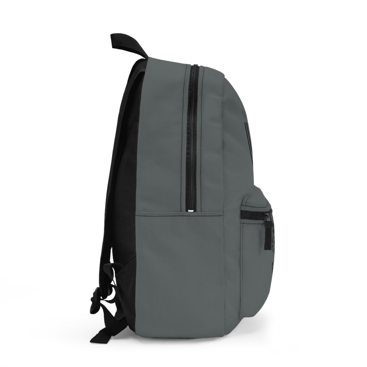 Dark Grey Modern Maccabees Menorah Backpack