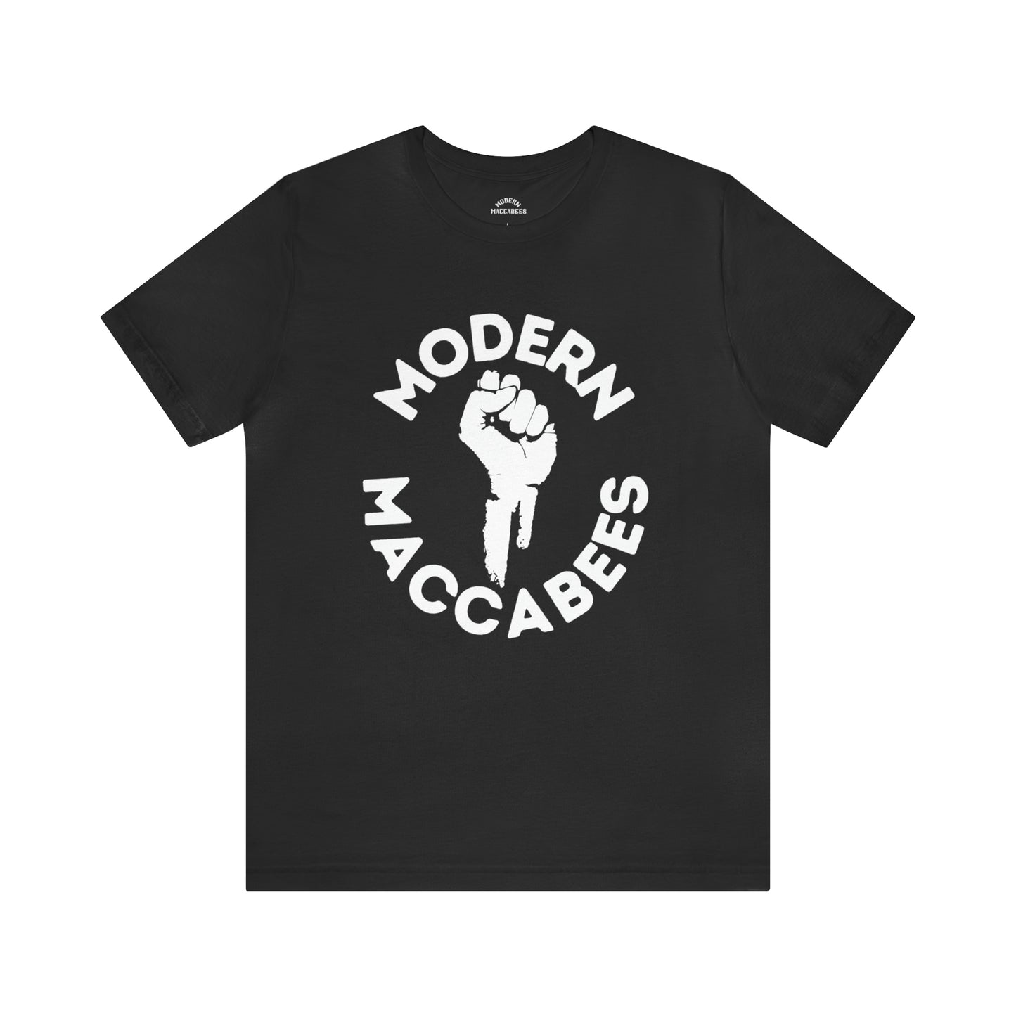 Modern Maccabees Logo with Script Short Sleeve Tee