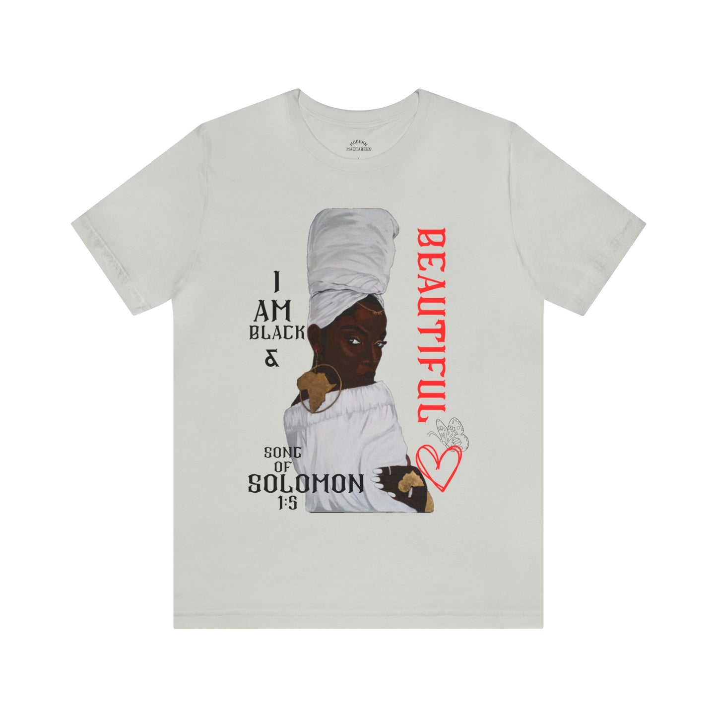 I Am Black And Beautiful Short Sleeve Tee