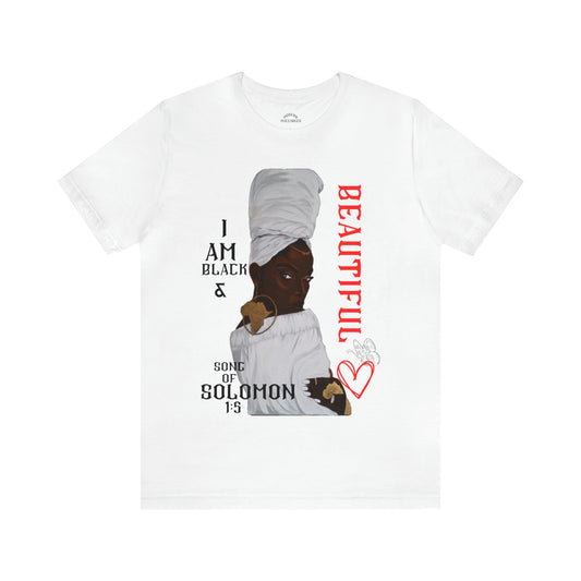 I Am Black And Beautiful Short Sleeve Tee