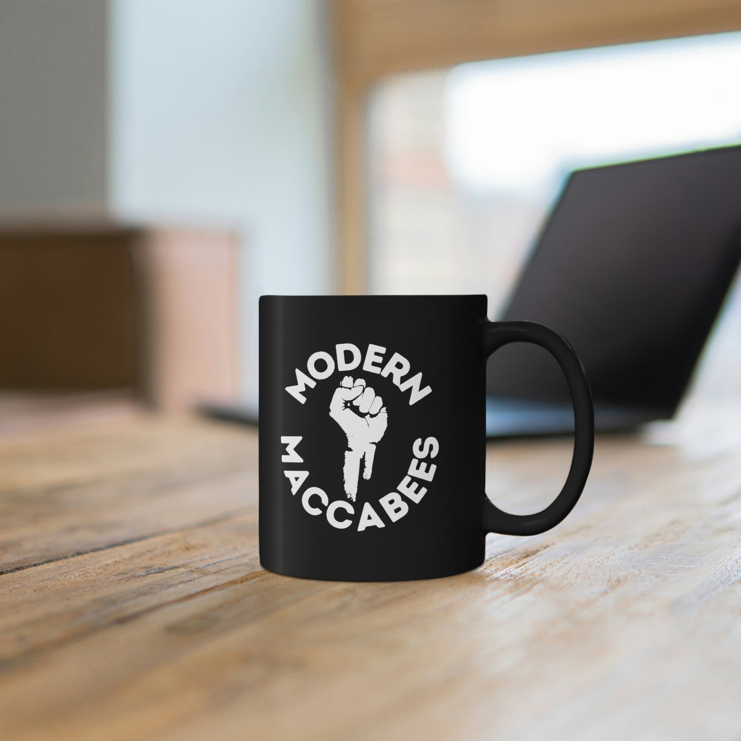 Modern Maccabees 11oz Black Mug