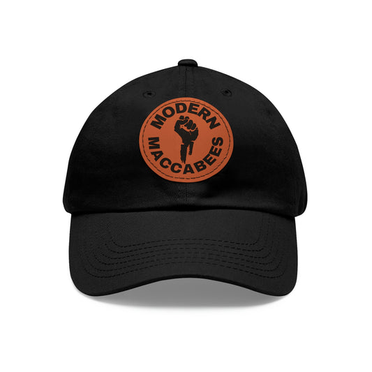 Modern Maccabees Dad Hat with Leather Patch (Round)